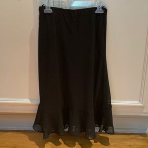 Petite black dress skirt. Alex evenings.